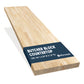12ft Unfinished Hevea Wood Butcher Block Counter Tops, 144"L x 25"W x 1.5"T
