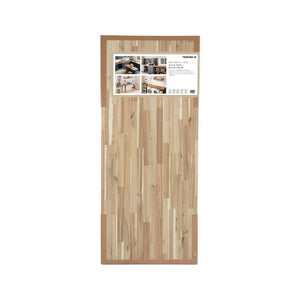 6ft Unfinished Acacia Wood Butcher Block Island, 72"L x 39"W x 1.5"T