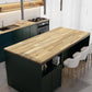 10ft Unfinished Acacia Wood Butcher Block Counter Tops, 120"L x 25"W x 1.5"T