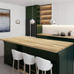 6ft Unfinished Acacia Wood Butcher Block Island, 72"L x 39"W x 1.5"T
