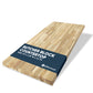 6ft Unfinished Acacia Wood Butcher Block Island, 72"L x 39"W x 1.5"T