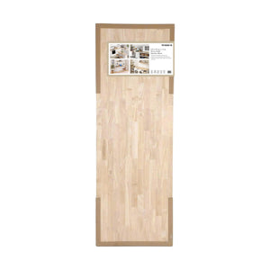 8ft Unfinished Hevea Wood Butcher Block Counter Tops, 96"L x 25"W x 1.5"T