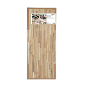8ft Unfinished Acacia Wood Butcher Block Island, 96"L x 39"W x 1.5"T