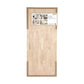 8ft Unfinished Hevea Wood Butcher Block Island, 96"L x 39"W x 1.5"T