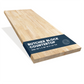 8ft Unfinished Hevea Wood Butcher Block Counter Tops, 96"L x 25"W x 1.5"T