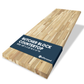 10ft Unfinished Acacia Wood Butcher Block Counter Tops, 120"L x 25"W x 1.5"T