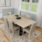6ft Unfinished Hevea Wood Butcher Block Island, 72"L x 39"W x 1.5"T
